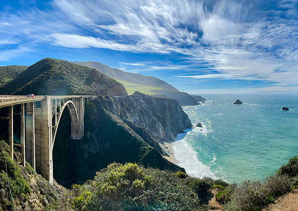 Bixby Bridge on a California Horizon Tours coastal route